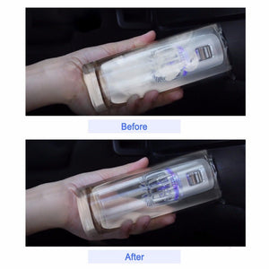 Ionkini 2-in-1 Car Air Purifier & Dual USB Quick Charger (Model JO-6291)