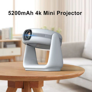 Vevshao A10 Smart 4K Mini Portable Projector with Built-in Battery