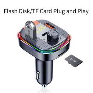 HiGi T832 Car MP3 Bluetooth FM Transmitter & QC3.0 Fast Charger (Model T832)