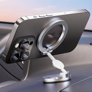 Magnetic Folding Dashboard Car Phone Holder (Model Folding MagSafe Mount)