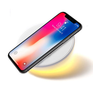Thoitre 3-in-1 Fast Wireless Charger with Alarm Clock & Night Light (Model S21)