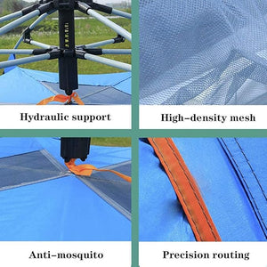 Nature Nest 6-Person Automatic Pop-Up Family Tent