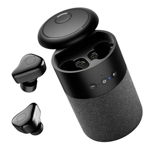 B20 2-in-1 Portable Bluetooth Speaker with Wireless TWS Earbuds