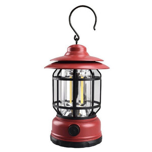 Elite Vintage Ambient Camping Lantern – Rechargeable & Dimmable