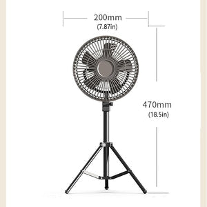 8000mAh Rechargeable Tripod Camping Fan (Multifunctional)