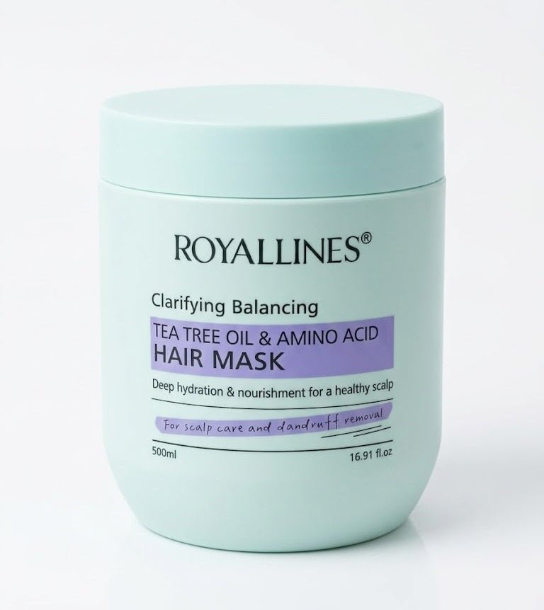 Royallines - Clarifying Balancing Tea Tree Oil & Amino Acid Hair Mask (500ml)