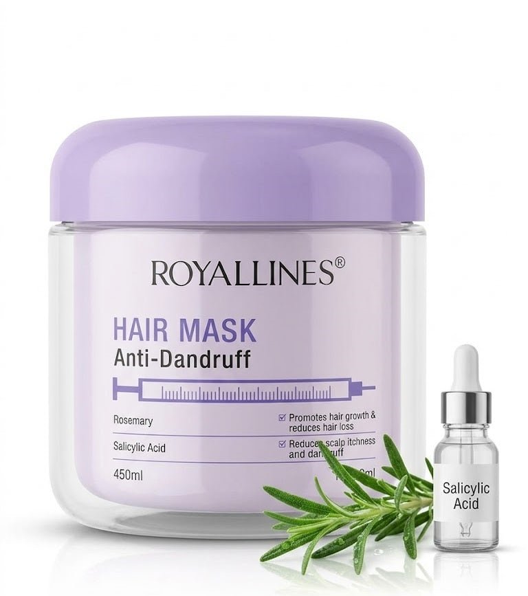 Royallines Hair Mask – Anti-Dandruff Rosemary & Salicylic Acid (450ml)