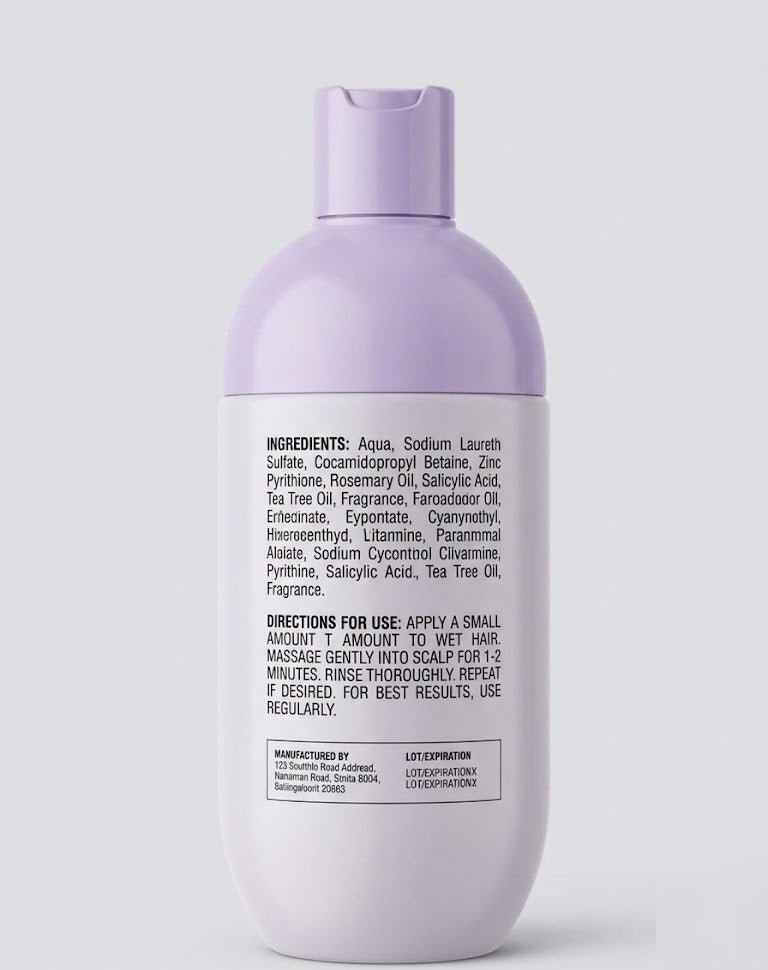 Royallines Anti-Dandruff Shampoo Rosemary + Salicylic Acid + Tea Tree Oil (700ml)