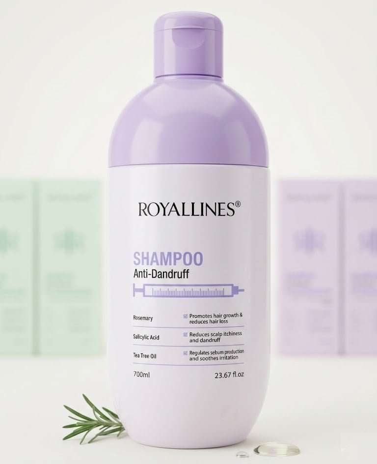 Royallines Anti-Dandruff Shampoo Rosemary + Salicylic Acid + Tea Tree Oil (700ml)