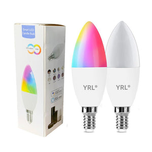 Smart WiFi RGB LED Candle Bulb (Model E14 Smart Lamp)