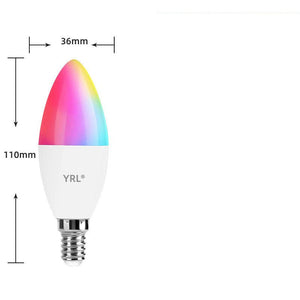 Smart WiFi RGB LED Candle Bulb (Model E14 Smart Lamp)