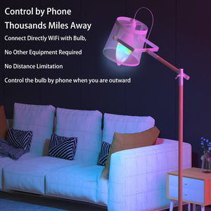 Smart WiFi RGB LED Candle Bulb (Model E14 Smart Lamp)