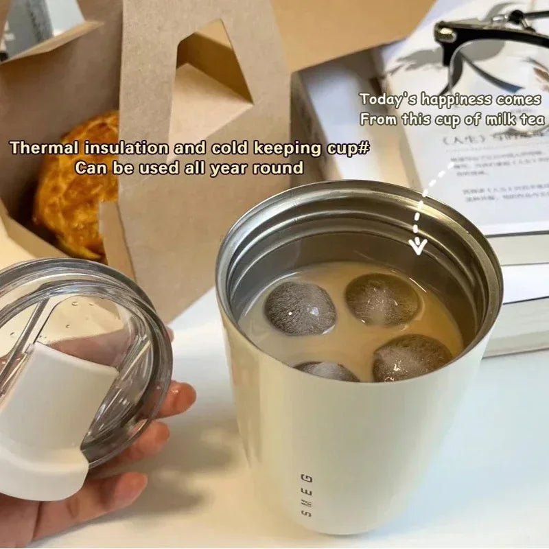 SMEG Stainless Steel Vacuum Insulated Tumbler Mug (250ml)
